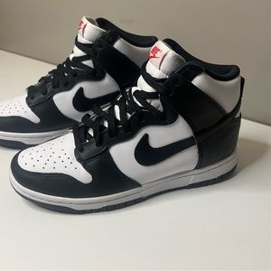 Size 8 - Nike Dunk High Black White